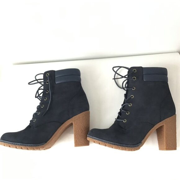 Timberland navy blue suede ankle boots size 7.5 - Picture 3 of 7